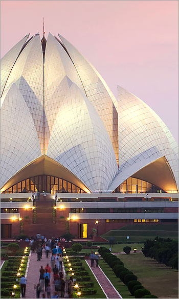 The Lotus Temple, New Delhi, India